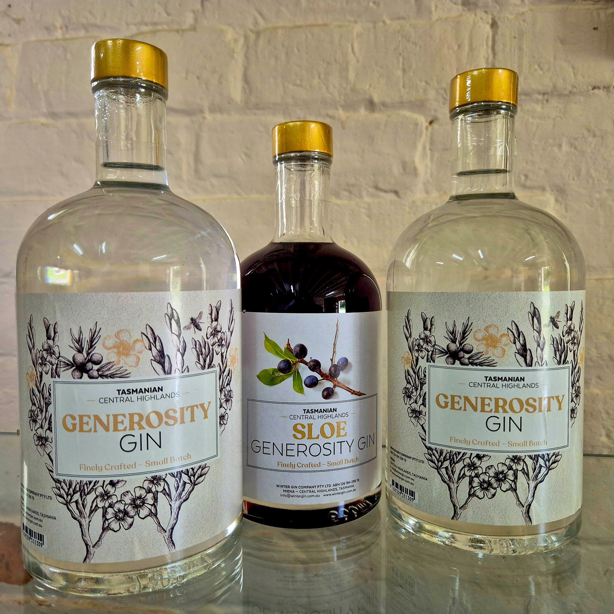 Christmas Bonus - Generosity x 2 plus FREE bottle of Sloe Gin